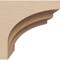 Ekena Millwork 6"W x 6"D x 6"H Wide Rockford Rough Cedar Woodgrain TimberThane Corbel, Primed Tan CORUR06X06X06ROCRCPR - alternate 6